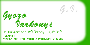 gyozo varkonyi business card